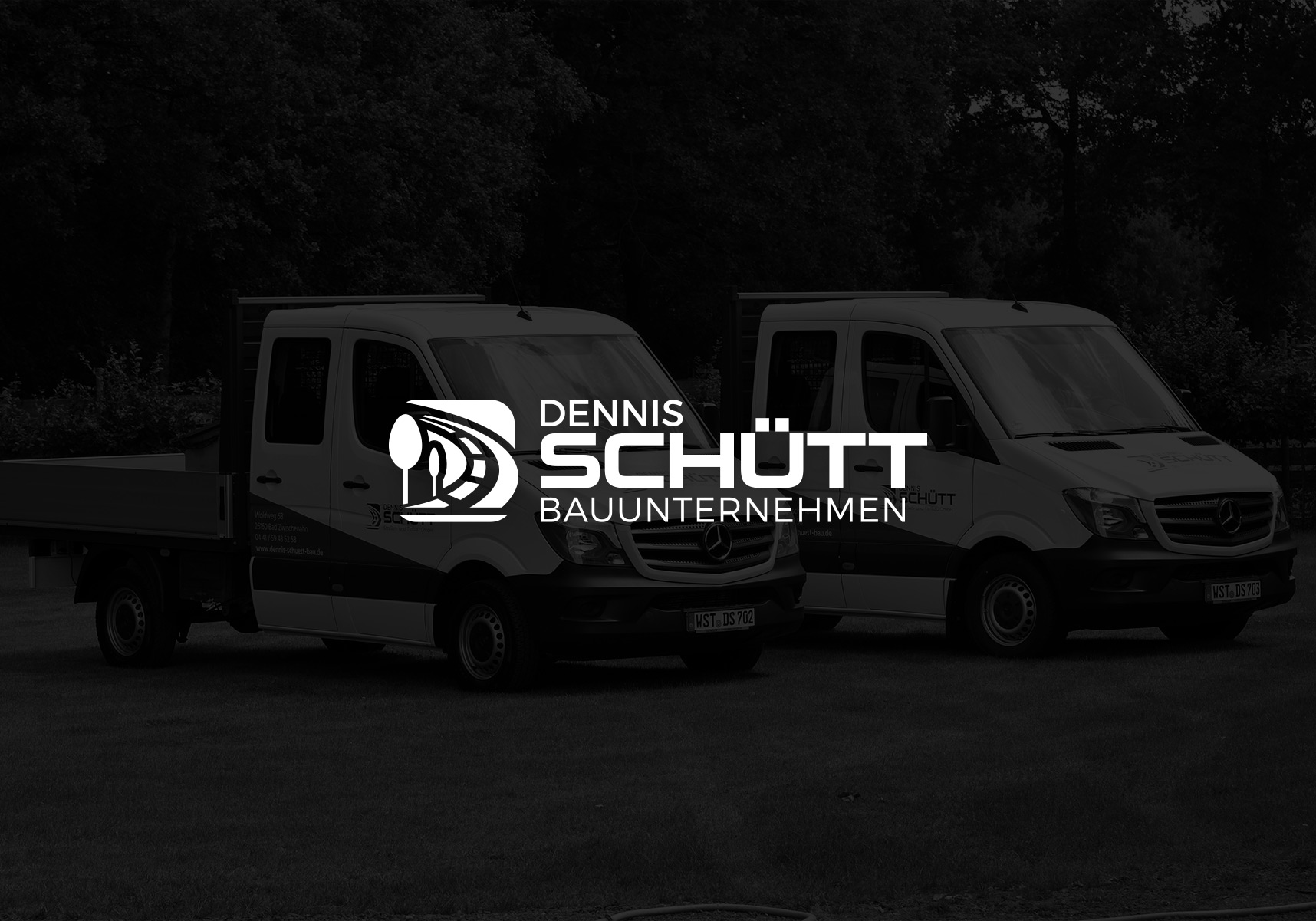 Projekt Dennis Schütt Bauunternehmen // Referenz onitec Werbeagentur